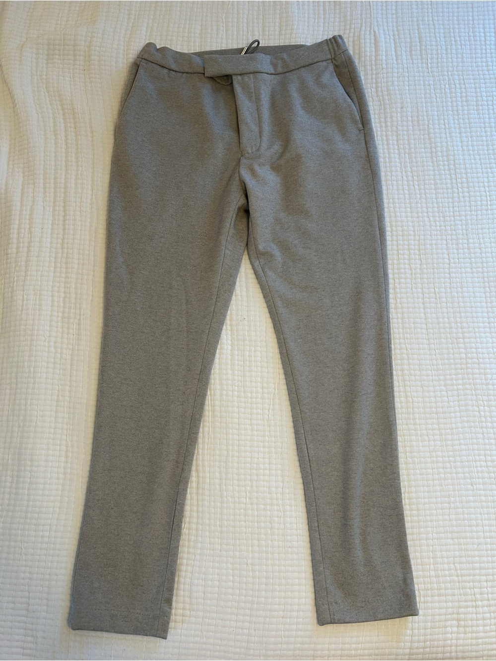 NWT Raith Men's Slim Grey Elijah Trousers Comfortable Tailored Fit